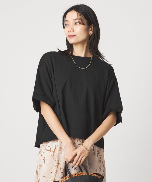 セール】ギャザースリーブ プルオーバー カットソー（Tシャツ