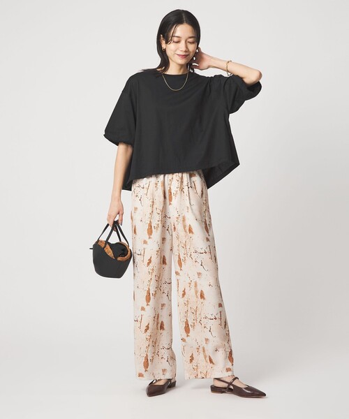 green label relaxing(グリーンレーベルリラクシング)の「ギャザースリーブ プルオーバー カットソー(Tシャツ/カットソー・レディース・オフホワイト/ブラック/ブラウン/その他1/その他2・FREE)」の11枚目の写真