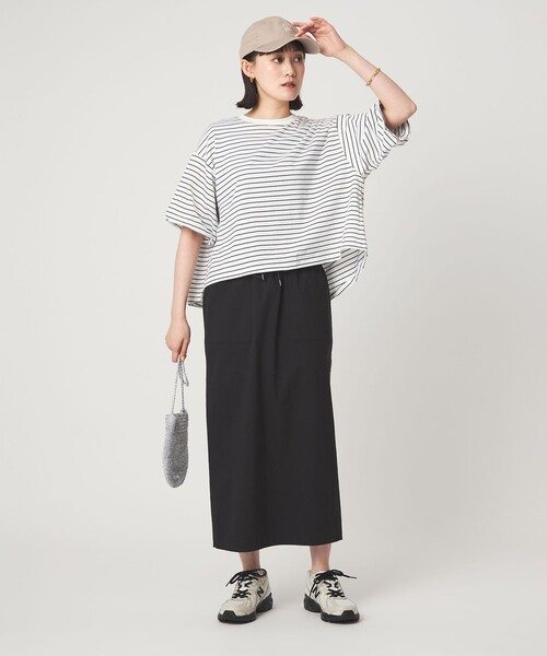 green label relaxing(グリーンレーベルリラクシング)の「ギャザースリーブ プルオーバー カットソー(Tシャツ/カットソー・レディース・オフホワイト/ブラック/ブラウン/その他1/その他2・FREE)」の19枚目の写真