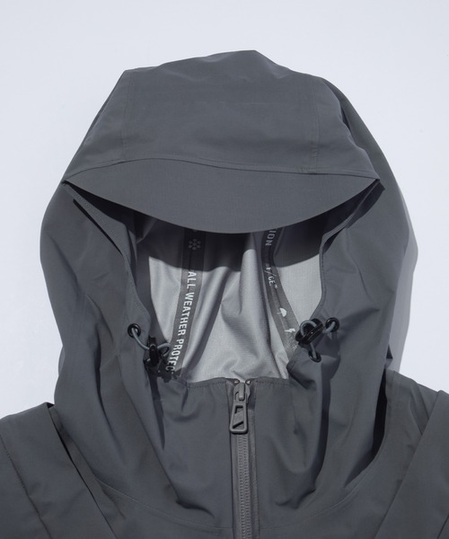 F/CE. (エフシーイー)の「F/CE. PERTEX 2WAY WRAP JACKET / エフシーイー パーテックス ツーウェイ ラップ ジャケット(ナイロンジャケット・メンズ・グレー/ピンク/ブラック・SMALL/MEDIUM/LARGE)」の10枚目の写真