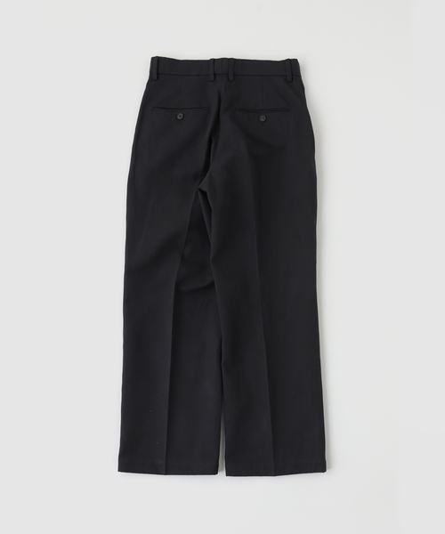 MATSUFUJI（マツフジ）の「MATSUFUJI / マツフジ CL WIDE TROUSERS（スラックス・メンズ・ブラック/ベージュ・2/3）」の3枚目の写真