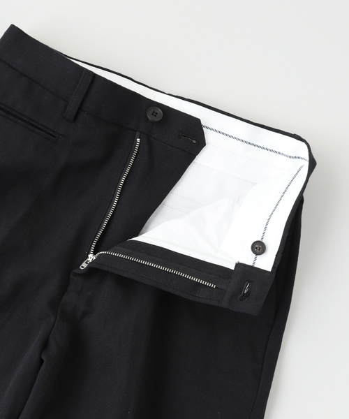 MATSUFUJI（マツフジ）の「MATSUFUJI / マツフジ CL WIDE TROUSERS（スラックス・メンズ・ブラック/ベージュ・2/3）」の6枚目の写真