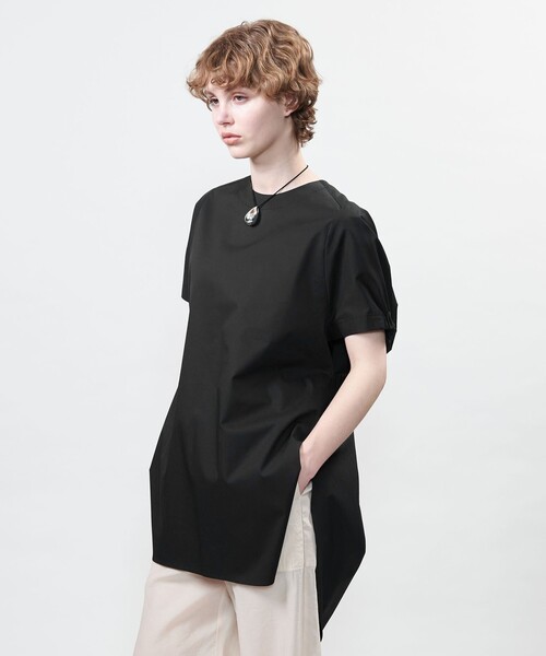 ASTRAET（アストラット）の「＜ASTRAET＞ギャザー ドルマンブラウス（シャツ/ブラウス・レディース・ブラック/ホワイト・FREE）」の2枚目の写真