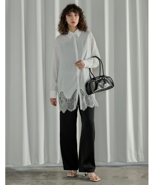 Re:EDIT（リエディ）の「スクエアトゥメタルモチーフヒールトングサンダル（サンダル・レディース・ホワイト/モカ/ブラック・X-LARGE/LARGE/MEDIUM/SMALL）」の9枚目の写真