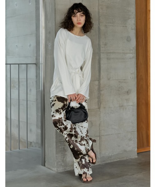 Re:EDIT（リエディ）の「スクエアトゥメタルモチーフヒールトングサンダル（サンダル・レディース・ホワイト/モカ/ブラック・X-LARGE/LARGE/MEDIUM/SMALL）」の10枚目の写真