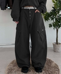 sedacle（セダクル）の「ボタンフライダックカーブパンツ（カーゴパンツ）」