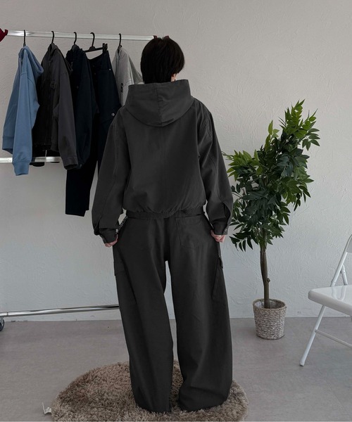 sedacle(セダクル)の「ボタンフライダックカーブパンツ(カーゴパンツ・メンズ・チャコールグレー/ネイビー/ベージュ/ボルドー/カーキ/ブラック/オフホワイト・SMALL/LARGE/MEDIUM)」の15枚目の写真
