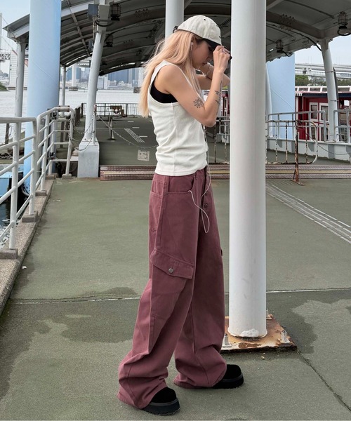 セール】ボタンフライダックカーブパンツ（カーゴパンツ）｜sedacle