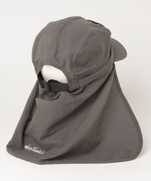 WILD THINGS(ワイルドシングス)の「ブリーザブルサンシェードキャップ│BREATHABLE SUNSHADE CAP(キャップ・メンズ・ブラック/ベージュ系その他2/アッシュ・FREE)」の9枚目の写真