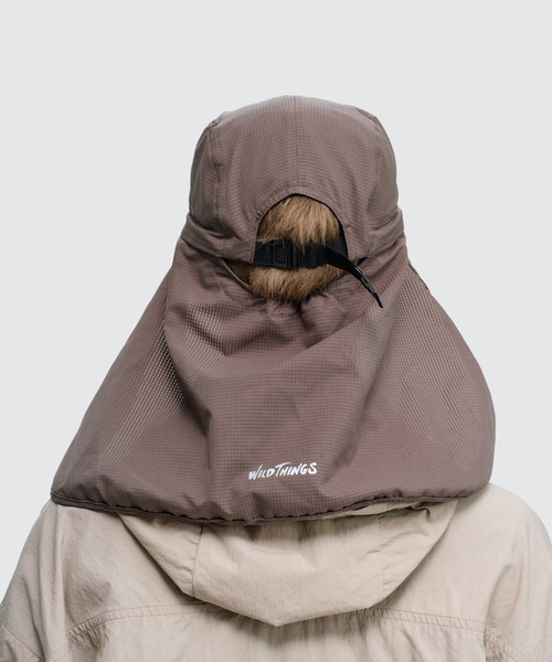 WILD THINGS(ワイルドシングス)の「ブリーザブルサンシェードキャップ│BREATHABLE SUNSHADE CAP(キャップ・メンズ・ブラック/ベージュ系その他2/アッシュ・FREE)」の5枚目の写真