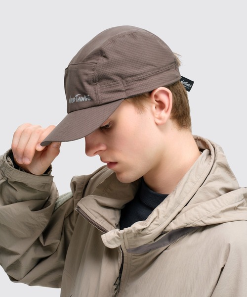WILD THINGS(ワイルドシングス)の「ブリーザブルサンシェードキャップ│BREATHABLE SUNSHADE CAP(キャップ・メンズ・ブラック/ベージュ系その他2/アッシュ・FREE)」の4枚目の写真