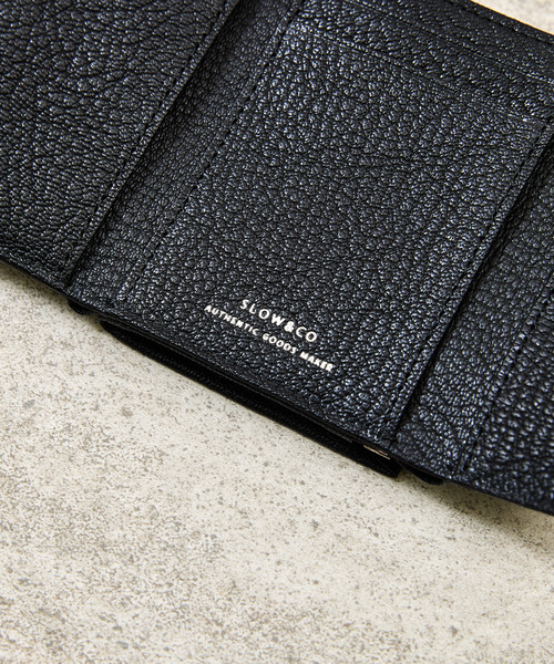 SLOW(スロウ)の「SLOW スロウ / goat-clasp trifold wallet- JULLIEN社マドラスゴートレザーミニウォレット がま口 小さい財布 / 333S146S(財布・メンズ・ブラック/ブルー/グレー/グリーン/ベージュ/イエロー・FREE)」の9枚目の写真