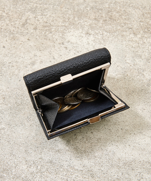 SLOW(スロウ)の「SLOW スロウ / goat-clasp trifold wallet- JULLIEN社マドラスゴートレザーミニウォレット がま口 小さい財布 / 333S146S(財布・メンズ・ブラック/ブルー/グレー/グリーン/ベージュ/イエロー・FREE)」の11枚目の写真