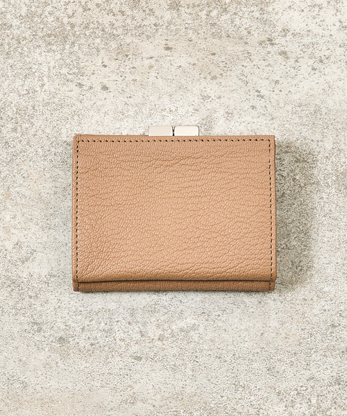 SLOW(スロウ)の「SLOW スロウ / goat-clasp trifold wallet- JULLIEN社マドラスゴートレザーミニウォレット がま口 小さい財布 / 333S146S(財布・メンズ・ブラック/ブルー/グレー/グリーン/ベージュ/イエロー・FREE)」の14枚目の写真