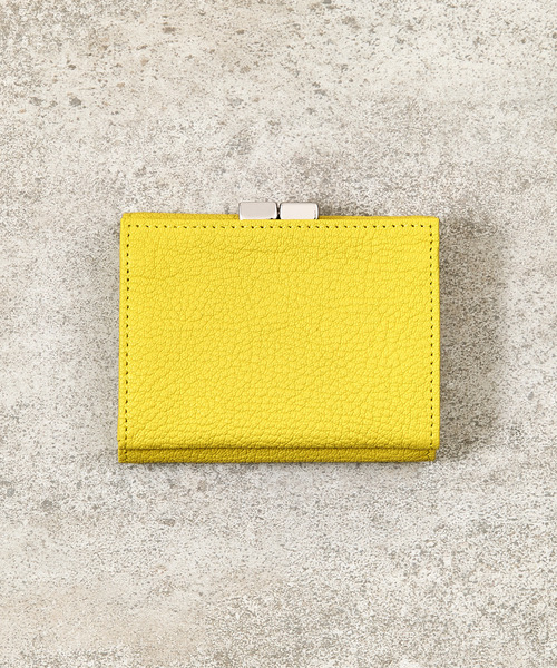 SLOW(スロウ)の「SLOW スロウ / goat-clasp trifold wallet- JULLIEN社マドラスゴートレザーミニウォレット がま口 小さい財布 / 333S146S(財布・メンズ・ブラック/ブルー/グレー/グリーン/ベージュ/イエロー・FREE)」の16枚目の写真