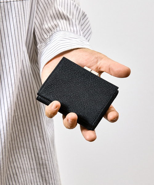 SLOW(スロウ)の「SLOW スロウ / goat-clasp trifold wallet- JULLIEN社マドラスゴートレザーミニウォレット がま口 小さい財布 / 333S146S(財布・メンズ・ブラック/ブルー/グレー/グリーン/ベージュ/イエロー・FREE)」の17枚目の写真