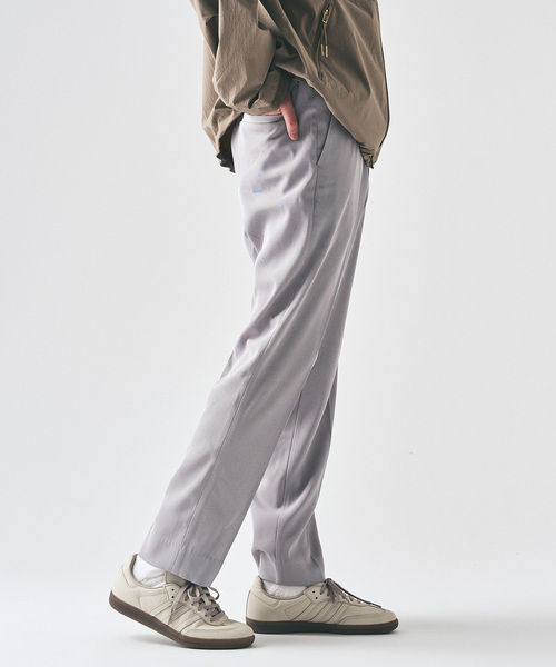 417 EDIFICE（フォーワンセブンエディフィス）の「ドライストレッチ ツイルノータックパンツ（スラックス・メンズ・ブラック/ブラウン/ライトグレー/チャコールグレー・LARGE/MEDIUM/SMALL）」の3枚目の写真