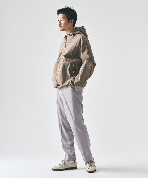 417 EDIFICE（フォーワンセブンエディフィス）の「ドライストレッチ ツイルノータックパンツ（スラックス・メンズ・ブラック/ブラウン/ライトグレー/チャコールグレー・LARGE/MEDIUM/SMALL）」の7枚目の写真