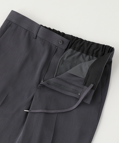 417 EDIFICE（フォーワンセブンエディフィス）の「ドライストレッチ ツイルノータックパンツ（スラックス・メンズ・ブラック/ブラウン/ライトグレー/チャコールグレー・LARGE/MEDIUM/SMALL）」の10枚目の写真