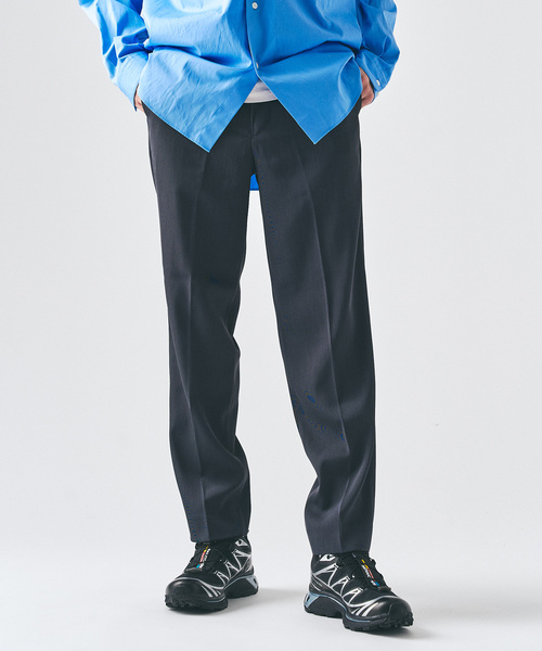 417 EDIFICE（フォーワンセブンエディフィス）の「ドライストレッチ ツイルノータックパンツ（スラックス・メンズ・ブラック/ブラウン/ライトグレー/チャコールグレー・LARGE/MEDIUM/SMALL）」の18枚目の写真