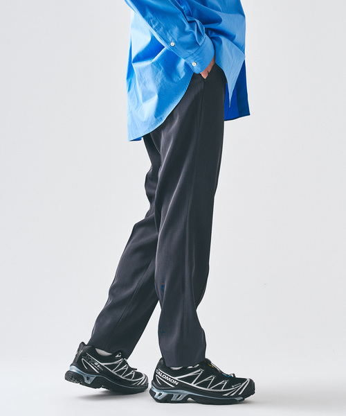 417 EDIFICE（フォーワンセブンエディフィス）の「ドライストレッチ ツイルノータックパンツ（スラックス・メンズ・ブラック/ブラウン/ライトグレー/チャコールグレー・LARGE/MEDIUM/SMALL）」の21枚目の写真