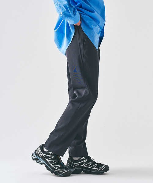 417 EDIFICE（フォーワンセブンエディフィス）の「ドライストレッチ ツイルノータックパンツ（スラックス・メンズ・ブラック/ブラウン/ライトグレー/チャコールグレー・LARGE/MEDIUM/SMALL）」の22枚目の写真