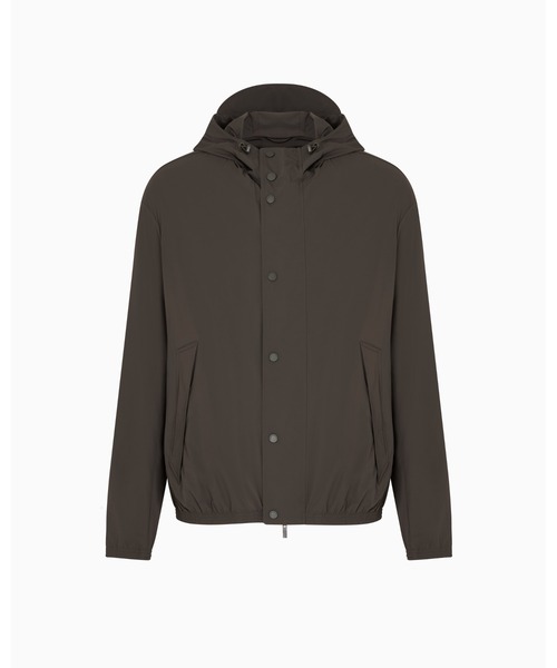 ARMANI EXCHANGE(アルマーニエクスチェンジ)の「【A|X アルマーニ エクスチェンジ】ストレッチナイロン ナイロンジャケット(ナイロンジャケット・メンズ・ダークカーキ・MEDIUM/LARGE)」の4枚目の写真