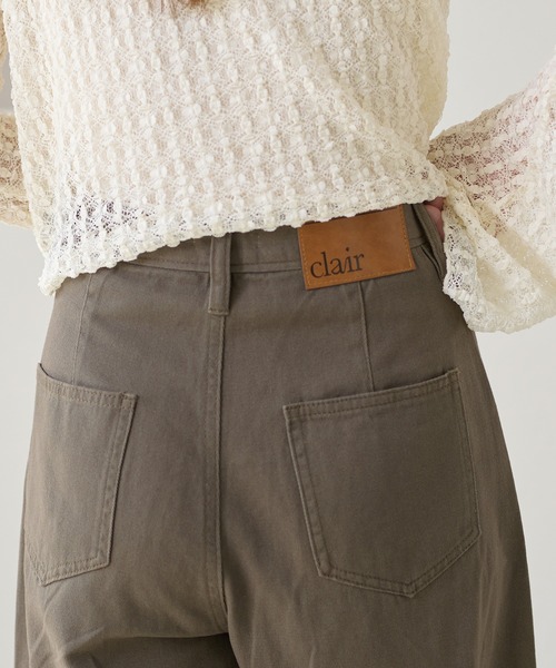 apres jour clair(アプレジュールクレア)の「【apres jour clair】カーブデザインデニムパンツ(デニムパンツ・レディース・インディゴブルー/アイボリー/ライトブルー/ブラウン系その他・LARGE/SMALL/MEDIUM)」の9枚目の写真