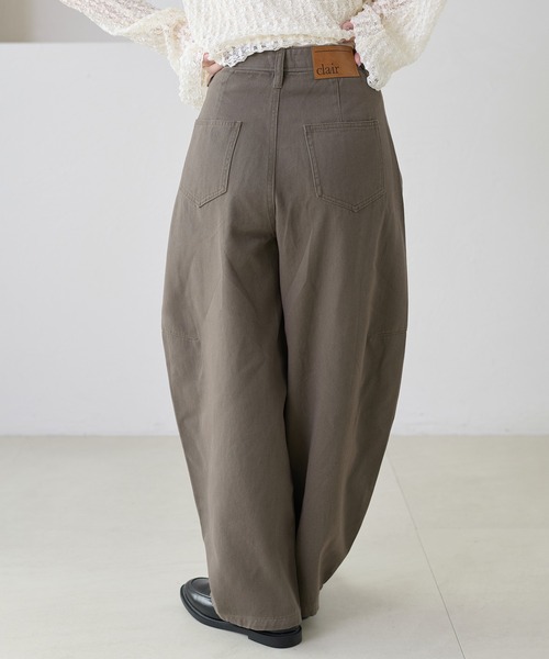 apres jour clair(アプレジュールクレア)の「【apres jour clair】カーブデザインデニムパンツ(デニムパンツ・レディース・インディゴブルー/アイボリー/ライトブルー/ブラウン系その他・LARGE/SMALL/MEDIUM)」の7枚目の写真