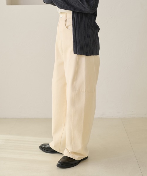 apres jour clair(アプレジュールクレア)の「【apres jour clair】カーブデザインデニムパンツ(デニムパンツ・レディース・インディゴブルー/アイボリー/ライトブルー/ブラウン系その他・LARGE/SMALL/MEDIUM)」の17枚目の写真