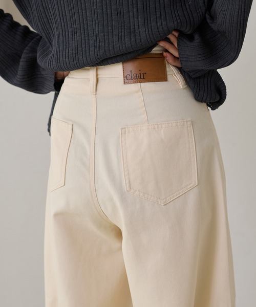 apres jour clair(アプレジュールクレア)の「【apres jour clair】カーブデザインデニムパンツ(デニムパンツ・レディース・インディゴブルー/アイボリー/ライトブルー/ブラウン系その他・LARGE/SMALL/MEDIUM)」の22枚目の写真