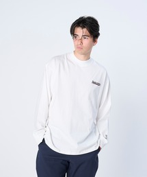 FLASH PACKER（フラッシュパッカー）の「FLASH PACKER フラッシュパッカー / 26春夏新作 リラックスシルエット Dry Silky Cotton セミモックネック ロングスリーブTシャツ /// XSMLT-WV（Tシャツ/カットソー）」