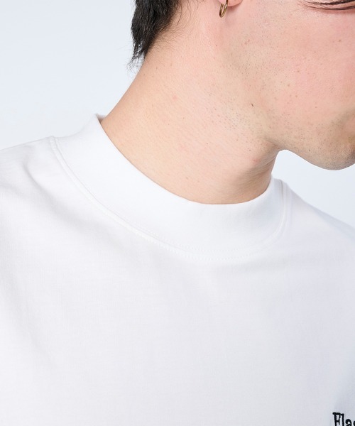 FLASH PACKER(フラッシュパッカー)の「FLASH PACKER フラッシュパッカー / リラックスシルエット Dry Silky Cotton セミモックネック ロングスリーブTシャツ // XSMLT-WV(Tシャツ/カットソー・メンズ・ホワイト/ブラック/ネイビー・SMALL/MEDIUM/LARGE/X-LARGE)」の5枚目の写真