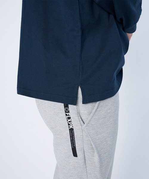 FLASH PACKER(フラッシュパッカー)の「FLASH PACKER フラッシュパッカー / リラックスシルエット Dry Silky Cotton セミモックネック ロングスリーブTシャツ // XSMLT-WV(Tシャツ/カットソー・メンズ・ホワイト/ブラック/ネイビー・SMALL/MEDIUM/LARGE/X-LARGE)」の17枚目の写真