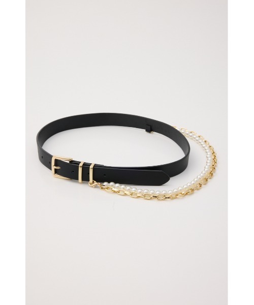 rienda（リエンダ）の「チェーン付きベルト 春服（ベルト・レディース・ブラウン/ブラック・FREE）」の4枚目の写真