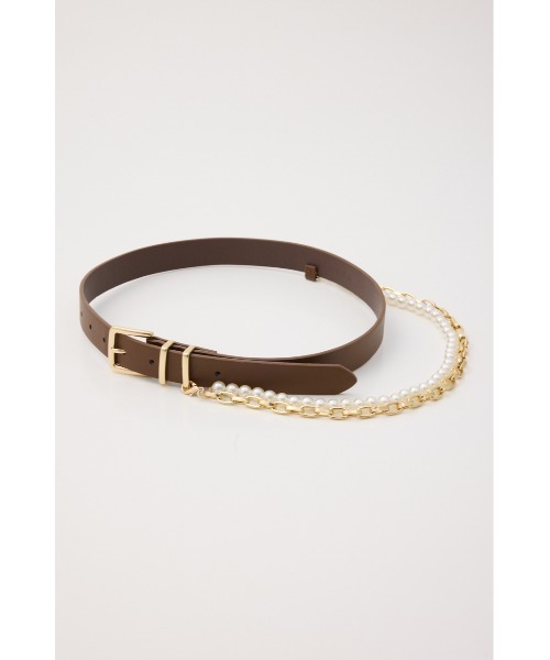 rienda（リエンダ）の「チェーン付きベルト 春服（ベルト・レディース・ブラウン/ブラック・FREE）」の10枚目の写真