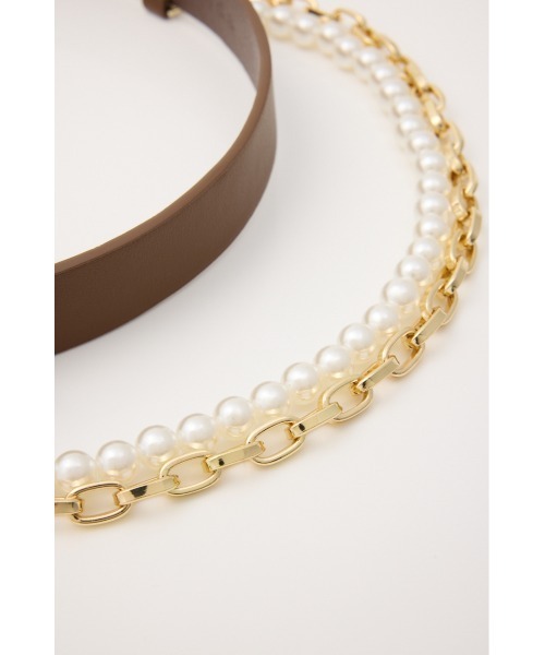 rienda（リエンダ）の「チェーン付きベルト 春服（ベルト・レディース・ブラウン/ブラック・FREE）」の13枚目の写真