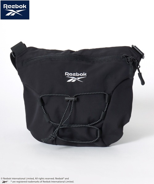 Reebok(リーボック)の「Reebok/リーボック ナイロン 2Way ドローコード ロゴ ワンポイント刺繍 ミニショルダーバッグ/ボディバッグ/レディース メンズ(バックパック/リュック・メンズ・ブラック・FREE)」の9枚目の写真