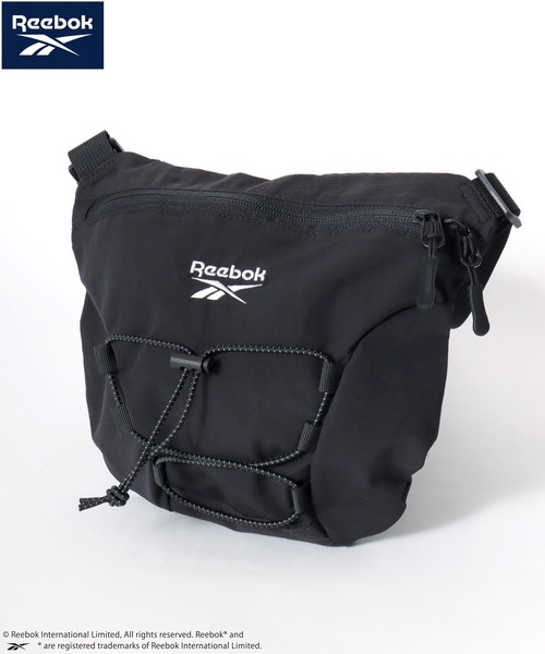 Reebok(リーボック)の「Reebok/リーボック ナイロン 2Way ドローコード ロゴ ワンポイント刺繍 ミニショルダーバッグ/ボディバッグ/レディース メンズ(バックパック/リュック・メンズ・ブラック・FREE)」の10枚目の写真