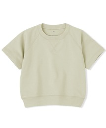 ベビー　あたまするっとライトスウェットクルーネック五分袖Ｔシャツ