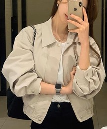 Ritzy（リッツィー）の「ボリュームスリーブ ショートブルゾン（ブルゾン）」