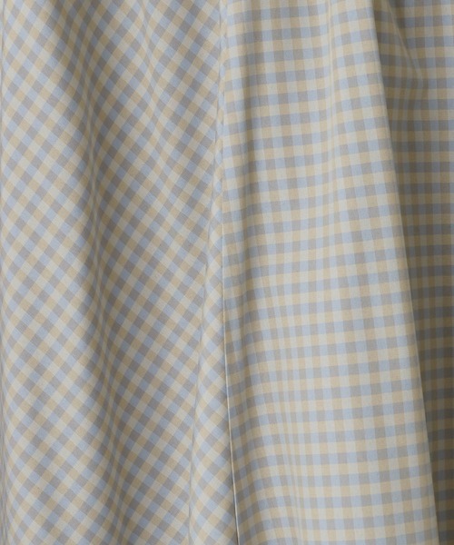 LOWRYS FARM（ローリーズファーム）の「チェックフリルボリュームスカート 639580（スカート・レディース・ライトブルー/ブラウン・FREE）」の17枚目の写真