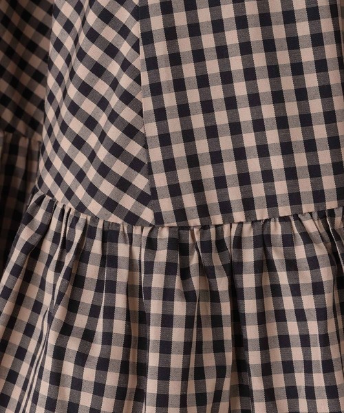 LOWRYS FARM（ローリーズファーム）の「チェックフリルボリュームスカート 639580（スカート・レディース・ライトブルー/ブラウン・FREE）」の18枚目の写真