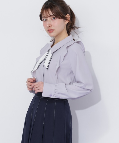 JILL by JILL STUART（ジルバイジルスチュアート）の「スカーフ付きブラウス（シャツ/ブラウス・レディース・ピンク/ホワイト/グレー・FREE）」の17枚目の写真