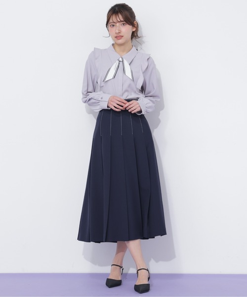 JILL by JILL STUART（ジルバイジルスチュアート）の「スカーフ付きブラウス（シャツ/ブラウス・レディース・ピンク/ホワイト/グレー・FREE）」の18枚目の写真