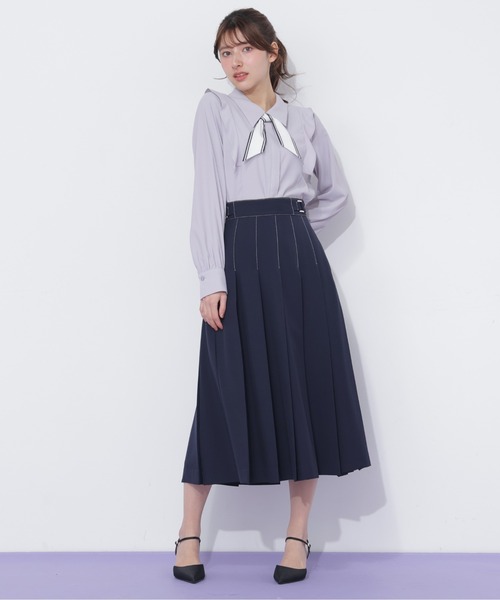 JILL by JILL STUART（ジルバイジルスチュアート）の「スカーフ付きブラウス（シャツ/ブラウス・レディース・ピンク/ホワイト/グレー・FREE）」の20枚目の写真