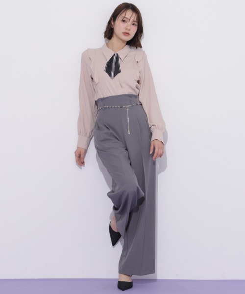 JILL by JILL STUART（ジルバイジルスチュアート）の「スカーフ付きブラウス（シャツ/ブラウス・レディース・ピンク/ホワイト/グレー・FREE）」の13枚目の写真