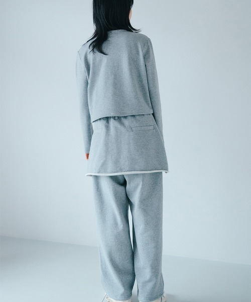 soduk(スドーク)の「trousers' skirt(スウェットパンツ・レディース・グレー/ブラック・SMALL/MEDIUM)」の4枚目の写真