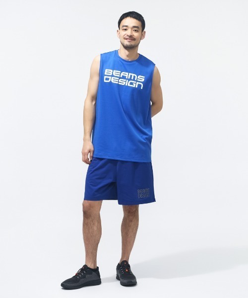 TIGORA by BEAMS DESIGN（ティゴラバイビームスデザイン）の「ティゴラ ビームス TIGORA by BEAMS DESIGN トレーニングノースリーブTシャツ（Tシャツ/カットソー・メンズ・ホワイト/ロイヤルブルー/ブラック・M/L/LL/3L）」の7枚目の写真