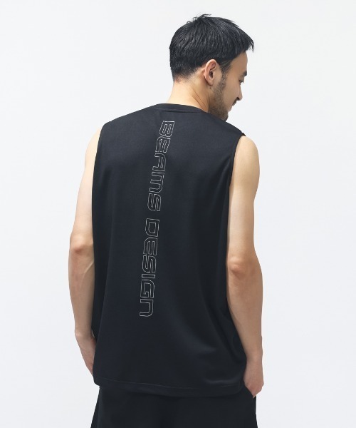TIGORA by BEAMS DESIGN（ティゴラバイビームスデザイン）の「ティゴラ ビームス TIGORA by BEAMS DESIGN トレーニングノースリーブTシャツ（Tシャツ/カットソー・メンズ・ホワイト/ロイヤルブルー/ブラック・M/L/LL/3L）」の5枚目の写真